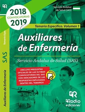 AUXILIARES DE ENFERMERÍA DEL SAS. TEMARIO ESPECÍFICO. VOLUMEN 1. | 9788417439118 | VARIOS AUTORES