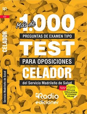 CELADOR DEL SERMAS. MÁS DE 1.000 PREGUNTAS DE EXAMEN TIPO TEST. | 9788417439606 | VARIOS AUTORES
