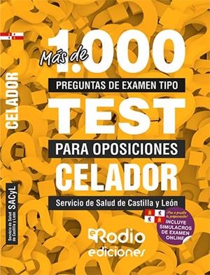 CELADORES DEL SERVICIO DE SALUD DE CASTILLA Y LEÓN. MÁS DE 1.000 PREGUNTAS DE EXAMEN TIPO TEST. | 9788417439989 | VARIOS AUTORES