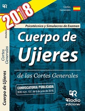 CUERPO DE UJIERES DE LAS CORTES GENERALES. PSICOTÉCNICO Y SIMULACROS DE EXAMEN | 9788417439514 | VARIOS AUTORES