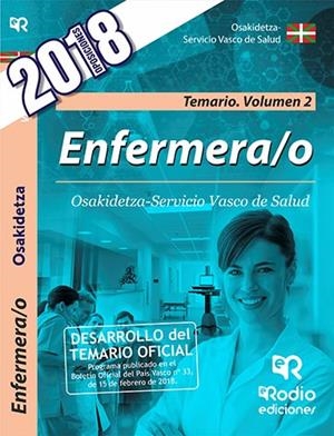 ENFERMERA/O DE OSAKIDETZA-SERVICIO VASCO DE SALUD. TEMARIO. VOLUMEN 2 | 9788417439040 | VARIOS AUTORES