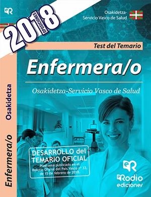 ENFERMERA/O DE OSAKIDETZA-SERVICIO VASCO DE SALUD. TEST DEL TEMARIO. | 9788417439187 | VARIOS AUTORES