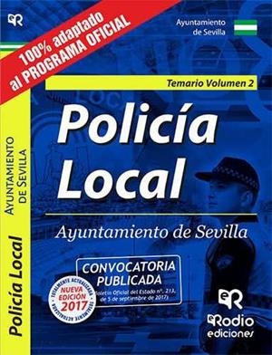 POLICIA LOCAL DEL AYUNTAMIENTO DE SEVILLA. TEMARIO VOLUMEN 2 | 9788416963737 | VARIOS AUTORES