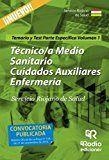 TÉCNICO/A MEDIO SANITARIO CUIDADOS AUXILIARES DE ENFERMERÍA. SERVICIO RIOJANO DE SALUD PARTE ESPECÍ­FICA TEMARIO Y TEST VOL 1 | 9788416745661 | VARIOS AUTORES