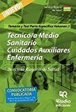 TÉCNICO/A MEDIO SANITARIO CUIDADOS AUXILIARES DE ENFERMERÍA. SERVICIO RIOJANO DE SALUD. PARTE ESPECÍFICA. TEMARIO Y TEST VOL 2 | 9788416266203 | VARIOS AUTORES