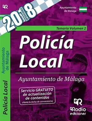 TEMARIO VOL 2. POLICÍA LOCAL. AYUNTAMIENTO DE MÁLAGA. | 9788417287856 | VARIOS AUTORES