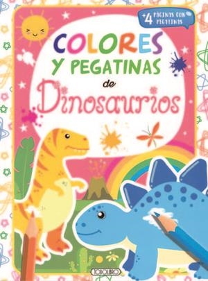 DINOSAURIOS 1 COLORES Y PEGATINAS | 9788417695798