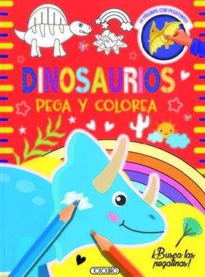 DINOSAURIOS 1 PEGA Y COLOREA | 9788417695873