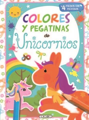 UNICORNIOS 3 COLORES Y PEGATINAS | 9788417695811