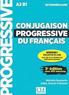 CONJUGAISON PROGRESSIVE DU FRANÇAIS - NIVEAU INTERMÉDIARE - LIVRE + CD - 3ª EDITIÓN | 9782090351910 | BOULARES, MICHÈLE