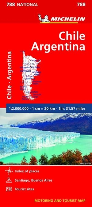 CHILE - ARGENTINA : MAPA 788 | 9782067185654 | VARIOS AUTORES