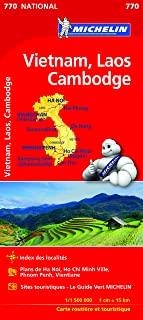 VIETNAM, LAOS, CAMBOYA : MAPA 770 | 9782067217126