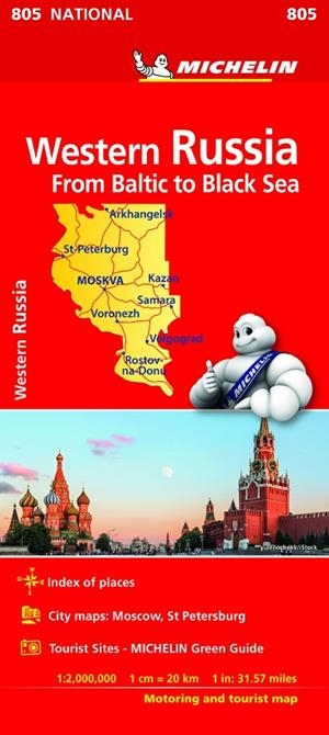 RUSIA : MAPA 805 | 9782067233300 | MICHELIN