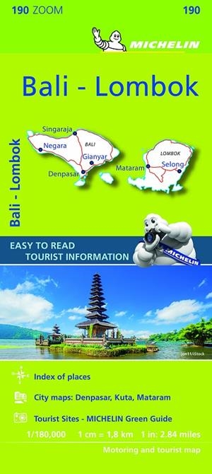 BALI-LOMBOK : MAPA 190 | 9782067235281 | MICHELIN