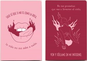 PACK 2 CUADERNOS COSIDOS ANIMALISMO POÉTICO 'SOLO SÉ Y CIELO E INFIERNO' | 8432715127765