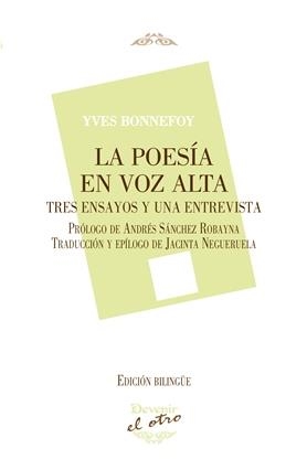 POESÍA EN VOZ ALTA, LA | 9788416459445