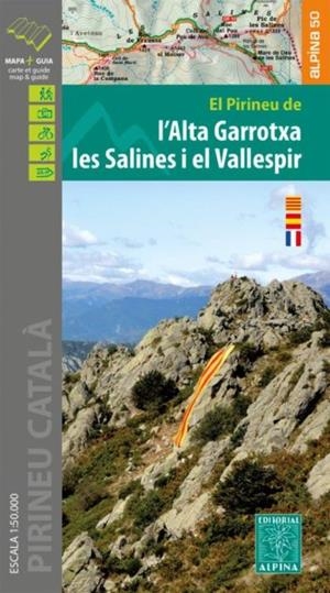 ALTA GARROTXA LES SALINES I EL VALLESPIR, L' : MAPA-GUIA [2021] | 9788480907996