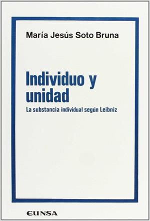 INDIVIDUO Y UNIDAD | 9788431310516 | SOTO-BRUNA, MARÍA JESÚS