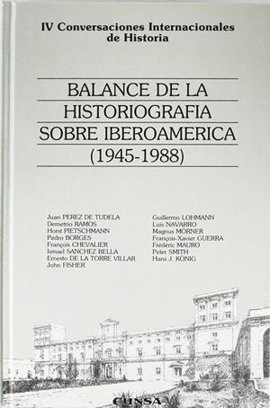 BALANCE DE LA HISTORIOGRAFÍA SOBRE IBEROAMÉRICA | 9788431310790 | VÁZQUEZ DE PRADA VALLEJO, VALENTÍN / OLÁBARRI GORTÁZAR, IGNACIO
