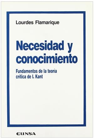 NECESIDAD Y CONOCIMIENTO | 9788431311551 | FLAMARIQUE ZARATEGUI, LOURDES