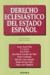 DERECHO ECLESIÁSTICO DEL ESTADO ESPAÑOL | 9788431314521 | FORNÉS DE LA ROSA, JUAN / GONZÁLEZ DEL VALLE, JOSÉ M.