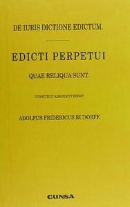DE IURIS DICTIONE EDICTUM | 9788431315238 | RUDORFF, ADOLFUS FRIDEREICUS