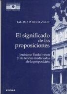 SIGNIFICADO DE LAS PROPOSICIONES, EL | 9788431316686 | PÉREZ-ILZARBE SERRANO, PALOMA