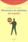 DICCIONARIO DE EPÓNIMOS DEL ESPAÑOL | 9788497040327 | GARCÍA CASTAÑÓN, SANTIAGO