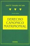 DERECHO CANÓNICO MATRIMONIAL SEGÚN EL CÓDIGO DE 1983 | 9788431320294 | GONZÁLEZ DEL VALLE, JOSÉ M.