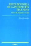 PSICOLOGÜÍSTICA DE LA INTERACCIÓN EDUCATIVA | 9788431320980 | SANTIBÁÑEZ CERDA, EDISON