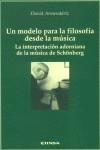 MODELO PARA LA FILOSOFÍA DESDE LA MÚSICA, UN | 9788431321222 | ARMENDÁRIZ MORENO, DAVID
