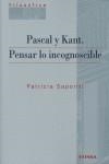 PASCAL Y KANT | 9788431323264 | SAPORITI, PATRICIA