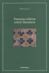 ENSAYOS CRÍTICOS SOBRE LITERATURA | 9788431324605 | LUZI, MARIO
