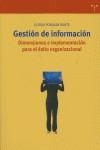 GESTIÓN DE INFORMACIÓN. DIMENSIONES E IMPLEMENTACIÓN PARA EL ÉXITO ORGANIZACIONAL | 9788497043243 | PONJUÁN DANTE, GLORIA