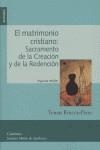 MATRIMONIO CRISTIANO, EL | 9788431325190 | RINCÓN PÉREZ, TOMÁS