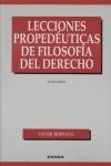 LECCIONES PROPEDÉUTICAS DE FILOSOFÍA DEL DERECHO | 9788431325152 | HERVADA XIBERTA, JAVIER