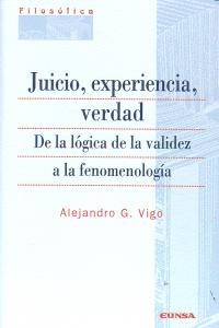 JUICIO, EXPERIENCIA, VERDAD | 9788431329174 | VIGO, ALEJANDRO G.