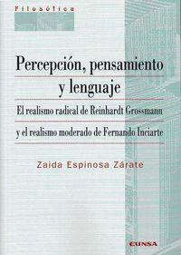 PERCEPCIÓN, PENSAMIENTO Y LENGUAJE | 9788431330620 | ESPINOSA ZÁRATE, ZAIDA