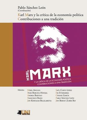 KARL MARX Y LA CRÍTICA DE LA ECONOMÍA POLÍTICA | 9788491720966 | VARIOS AUTORES
