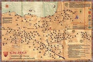MAPA "NAVARRA. CASTILLOS DEL REINO - ERRESUMAKO GAZTELUAK" | 9788491722076 | SAGREDO GARDE, IÑAKI