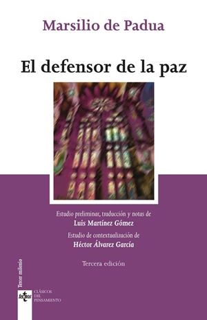 DEFENSOR DE LA PAZ, EL | 9788430981588 | PADUA, MARSILIO DE