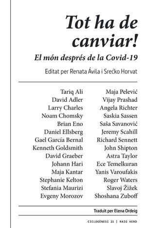 TOT HA DE CANVIAR | 9788417925581 | AVILA / HORVAT