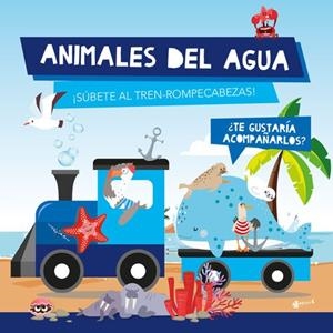ANIMALES DE AGUA (TREN ROMPECABEZAS) | 9789463545242