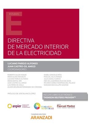 DIRECTIVA DE MERCADO INTERIOR DE LA ELECTRICIDAD (DUO) | 9788413453804 | PAREJO ALFONSO, LUCIANO