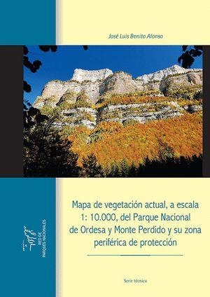 MAPA DE VEGETACIÓN ACTUAL, A ESCALA 1: 10.000, DEL PARQUE NACIONAL DE ORDESA Y MONTE PERDIDO Y SU ZONA PERIFÉRICA DE PROTECCIÓN | 9788480149167 | BENITO ALONSO, JOSÉ LUIS