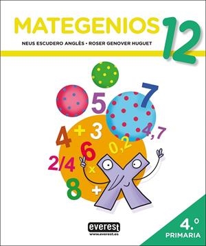 MATEGENIOS 12 | 9788413660073 | ESCUDERO ANGLÔS, NEUS / GENOVER HUGUET, R.