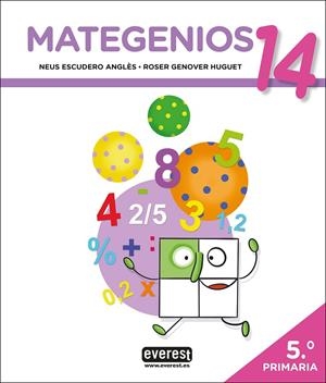 MATEGENIOS 14 | 9788413660097 | ESCUDERO ANGLÔS, NEUS / GENOVER HUGUET, R.