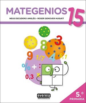 MATEGENIOS 15 | 9788413660103 | ESCUDERO ANGLÔS, NEUS / GENOVER HUGUET, R.