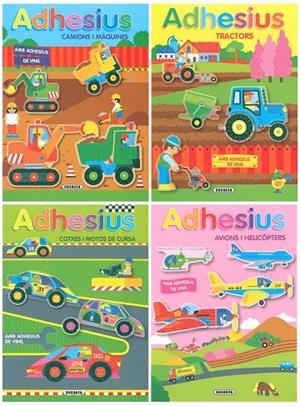 JUGUEM I CONSTRUÏM AMB ADHESIUS DE VINIL (4 TITOLS ALEATORIS) | 9788467776379 | BUSQUETS, JORDI