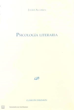 PSICOLOGIA LITERARIA | 9788413774404 | ALCORIZA, JAVIER